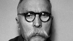 Kazimierz Pużak ps. Bazyli, sekretarz generalny PPS-WRN, komendant główny Gwardii Ludowej WRN, przewodniczący podziemnego parlamentu Rady Jedności Narodowej. Warszawa 05.11.1948. Fot. PAP/CAF-archiwum