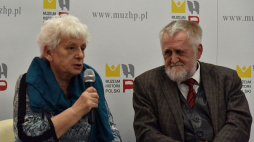 Tatiana Pozdniakowa i Julij Rybakow – wykład w Muzeum Historii Polski poświęcony losom petersburskiej inteligencji w okresie represji stalinowskich. Źródło: Muzeum Historii Polski