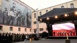 Uroczystości w Muzeum Żołnierzy Wyklętych i Więźniów Politycznych PRL w ramach obchodów Narodowego Dnia Pamięci Żołnierzy Wyklętych. 01.03.2019. Fot. PAP/R. Pietruszka