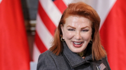 Georgette Mosbacher, luty 2019 r. Fot. PAP/P. Supernak