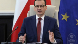 Warszawa, 24.04.2019. Premier Mateusz Morawiecki przed posiedzeniem rządu w KPRM w Warszawie. Fot. PAP/T. Gzell