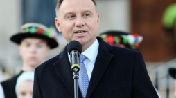 Prezydent RP Andrzej Duda podczas spotkania z mieszkańcami Gorzowa Wielkopolskiego. Fot. PAP/L. Muszyński