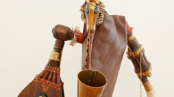 Dudy wielkopolskie, wykonanie: Tadeusz Czwordon, 1989 r. Fot. W. Wismont. Archiwum MLIM w Szydłowcu. Źródło: www.mnwr.pl