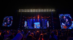 Koncert - widowisko plenerowe „Gramy dla Europy”. Fot. PAP/M. Obara