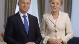 Para prezydencka złożyła Polakom świąteczne życzenia. Źródło: Kancelaria Prezydenta RP