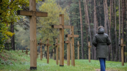 Uroczysko w Kuropatach, 2017 r. Fot. PAP/W. Pacewicz