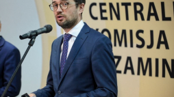 Dyrektor Centralnej Komisji Egzaminacyjnej Marcin Smolik. Fot. PAP/J. Kamiński