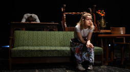 Zdjęcie z próby. Fot. A. Kamińska / Teatr Collegium Nobilium