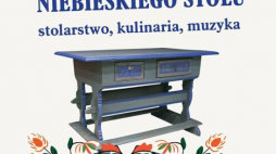 Olenderski niebieski stół 