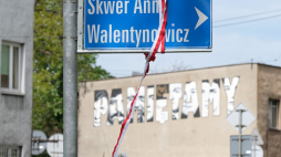 Skwer Anny Walentynowicz odsłonięto w Katowicach. Fot. PAP/A. Grygiel