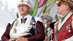 Krakowski król kurkowy Zbigniew Wolfram (L). 06.2018.  Fot. PAP/J. Bednarczyk