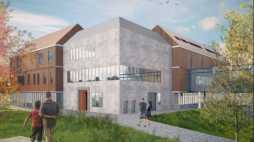 Wizualizacja projektu Centrum Badań i Konserwacji Dziedzictwa Kulturowego w Toruniu. Źródło: Art.umk.pl