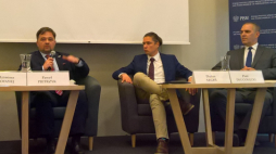 Dyskusja panelowa „Polityka Węgier wobec niemieckiej agresji na Polskę” w Polskim Instytucie Spraw Międzynarodowych. Źródło: Archiwum prywatne M.S.