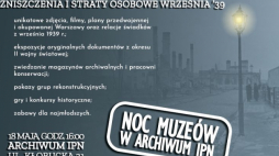 „Utracony świat w dokumentach IPN – zniszczenia i straty osobowe września 1939 r.”. Źródło: IPN