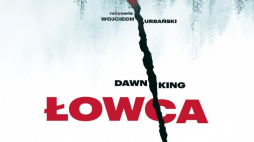 Plakat spektaklu „Łowca” w Teatrze Ateneum. Źródło: Teatrateneum.pl