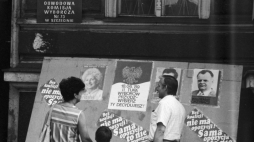Szczecin 06.1989. II tura wyborów do Sejmu. PAP/J. Undro 