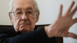 Andrzej Wajda, 2016 r. Fot. PAP/J. Kamiński