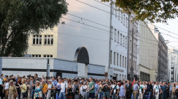 Marsz Pamięci upamiętniający 75. rocznicę rozpoczęcia przez Niemców akcji likwidacyjnej getta. Warszawa, 22.07.2017. Fot. PAP/R. Guz