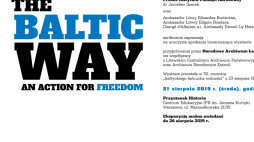 Wystawa „The Baltic way – an action for freedom” – Warszawa, 20 lipca – 26 sierpnia 2019. Źródło: IPN