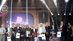 Zamość, 18 08 2019. Gala zwycięzców 7. Zamojskiego Festiwalu Filmowego „Spotkania z historią”. Źródło: Zamoscfilmfestival.pl  