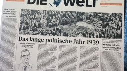 Artykuł premiera Mateusza Morawieckiego w „Die Welt”. Inauguracja projektu „Opowiadamy Polskę światu. 1939-2019” w Warszawie. 30.08.2019. Fot. PAP/T. Gzell