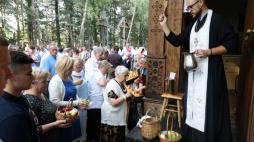 Grabarka, 19.08.2018. Główne uroczystości Święta Przemienienia Pańskiego w prawosławnym sanktuarium na św. Górze Grabarce koło Siemiatycz. Fot. PAP/A. Reszko