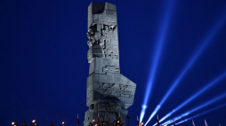 Uroczystości w 79. rocznicę wybuchu II wojny światowej przed Pomnikiem Obrońców Wybrzeża na Westerplatte. Gdańsk, 01.09.2018. Fot. PAP/M. Gadomski