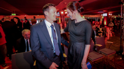 Adam Małysz i Justyna Kowalczyk. 2014 r. Fot. PAP/L. Szymański