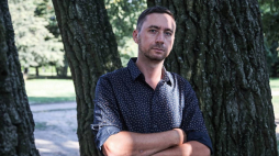 Projektant logo na obchody w stolicy 80. rocznicy wybuchu II wojny światowej Łukasz Kowalski. Fot. PAP/W. Olkuśnik