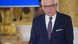 Warszawa, 17.09.2019. Minister spraw zagranicznych RP Jacek Czaputowicz wziął udział w obchodach jubileuszu 20-lecia Polskiego Instytutu Spraw Międzynarodowych oraz XVII Forum Polityki Zagranicznej na Zamku Królewskim. Fot. PAP/M. Obara