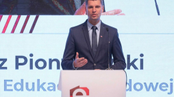 Warszawa, 18.09.2019. Minister edukacji narodowej Dariusz Piontkowski podczas II Kongresu Rozwoju Systemu Edukacji, na PGE Narodowym. Fot. PAP/P. Supernak