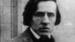 Fotografia Fryderyka Chopina z 1848 r. Fot. PAP/Reprodukcja