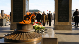 Warszawa, 31.10.2019. Uroczystości w 94. rocznicę ustanowienia Grobu Nieznanego Żołnierza w Warszawie. Fot. PAP/R. Guz
