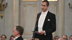 Sekretarz Akademii Szwedzkiej Mats Malm. Fot. PAP/EPA