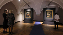 Wystawa „36xRembrandt” na Zamku Królewskim w Warszawie. Fot. PAP/P. Supernak
