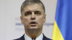 Szef MSZ Ukrainy Wadym Prystajko. Fot. PAP/EPA