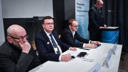 Warszawa, 18 11 2019. Konferencja naukowa „Początki okupacji nazistowskiej. Ciągłość i zmiana w życiu polskim i żydowskim 1939–1941” w Muzeum Getta Warszawskiego. Źródło: MGW