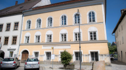 Dom, w którym urodził się A. Hitler. Fot. PAP/EPA