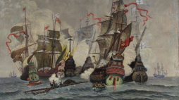 Bitwa pod Oliwą 28.XI.1627 r. Włodzimierz Jan Nałęcz. Muzeum Narodowe w Warszawie 