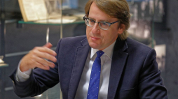 Dyrektor Muzeum Pamięci Sybiru prof. Wojciech Śleszyński. 2018 r. Fot. PAP/A. Reszko