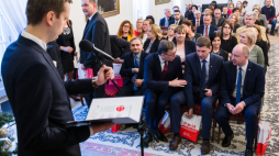 Warszawa, 18 12 2019. Belweder. Prezentacja nowej serii wydawniczej Instytutu Pamięci Narodowej – „Literatura i Pamięć”. Źródło: IPN/S. Kasper