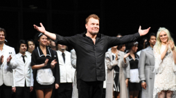 Tomasz Konieczny (C) podczas premiery "Halki" Stanisława Moniuszki w Theater an der Wien. Fot. PAP/P. Polak