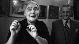 Izabela Czajka-Stachowicz. 1957 r. Fot. Muzeum Narodowe w Warszawie/PAP/W. Prażuch