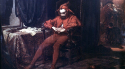 Obraz Jana Matejki „Stańczyk”. Fot. PAP/PAI/Reprodukcja/J. Morek