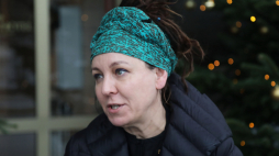 Sztokholm, Szwecja, 07.12.2019. Olga Tokarczuk. Fot. PAP/W. Olkuśnik