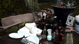 Znaleziska z Wilczego Szańca. Fot. nadleśnictwo Srokowo