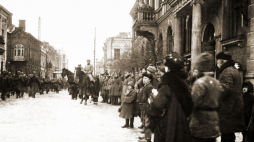 5 pułk piechoty w Dyneburgu. 01.1920. Fot. CAW. Źródło: Wikimedia Commons