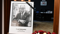Gdańsk, 18.01.2019. Gabinet zmarłego prezydenta miasta Pawła Adamowicza w Urzędzie Miejskim w Gdańsku. Fot. PAP/A. Warżawa