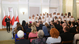 Warszawa, 14.01.2020. Prezydent Andrzej Duda podczas spotkania noworocznego z przedstawicielami kościołów i związków wyznaniowych oraz mniejszości narodowych i etnicznych obecnych w Polsce.  PAP/R. Pietruszka