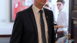 Warszawa, 14.01.2020. Minister edukacji Dariusz Piontkowski przed posiedzeniem rządu. Fot. PAP/M. Marek